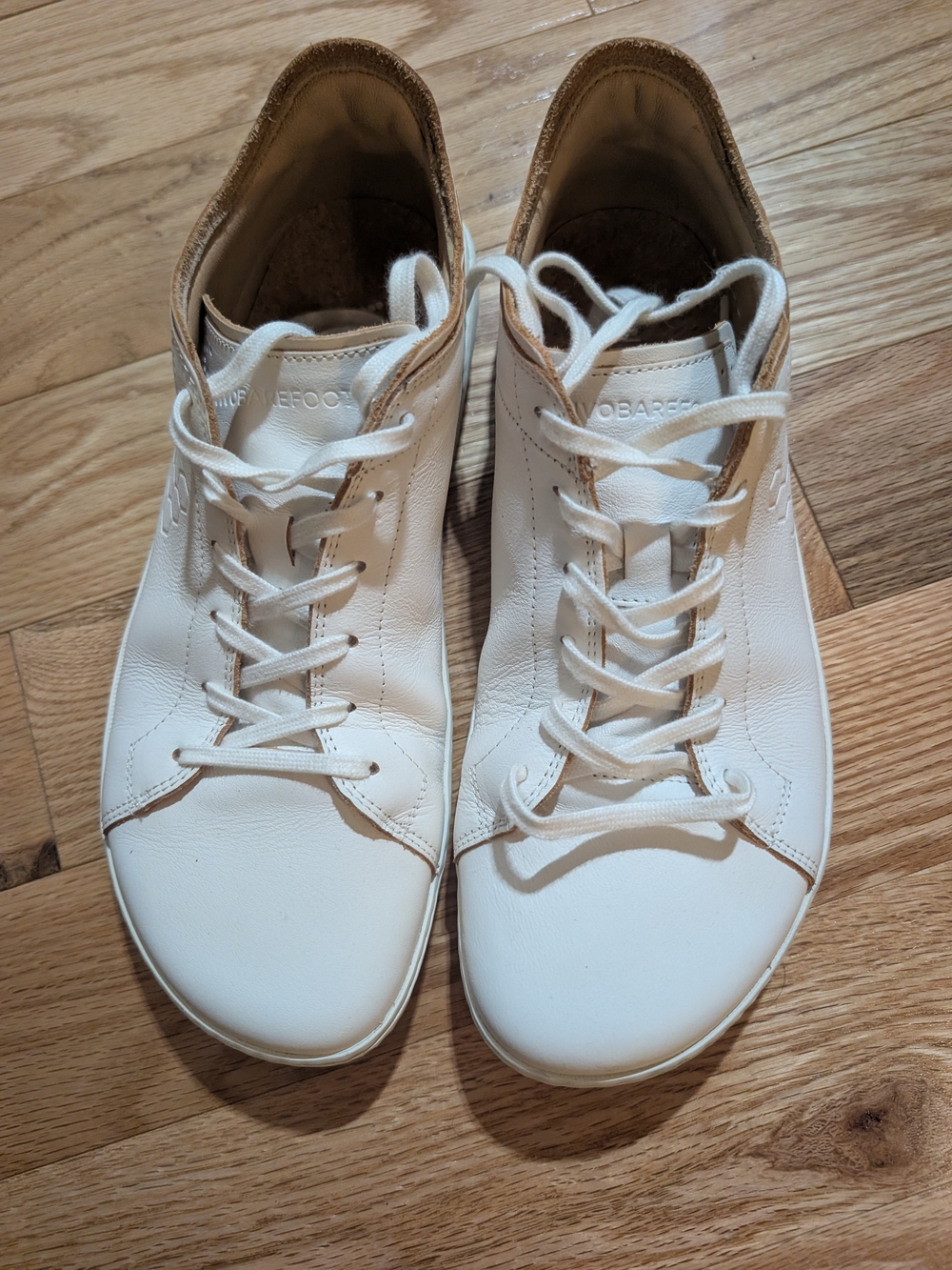 Vivo Barefoot Geo Court III Women's EU41 White Minimalist Leather Sneakers